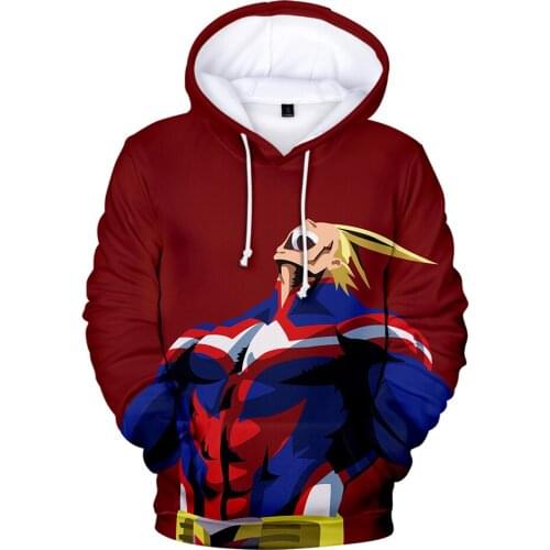 2020 Newest My Hero Academia Hoodies Sweatshirts Men/Women Fashion Pullovers Streetwear Harajuku Style Anime Hoodie Sweatshirt