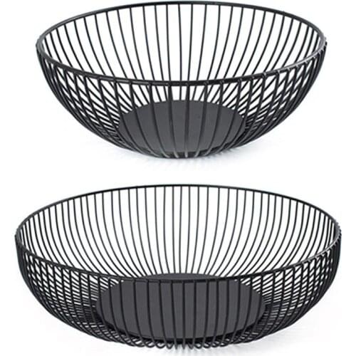 Nordic Simp Iron Art Fruit Storage Basket Home Organizer Bowl For Vegetable Snacks Candy Kitchen Fruit Bowl Drain Basket Frutero