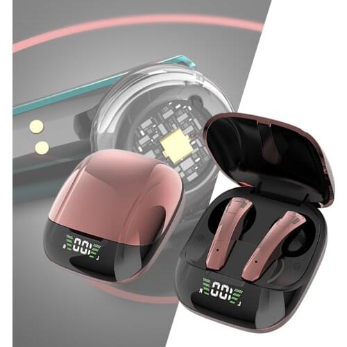 Portable Earphones with Charging Case for Cellphone Working Sport Travel