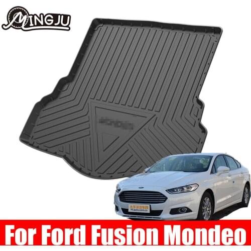 Durable Boot Carpets Washable Storage Mat Rollable Back Box For Ford Fusion Mondeo 2013 2014 2015 2016 2017 2018 2019 2020 2021