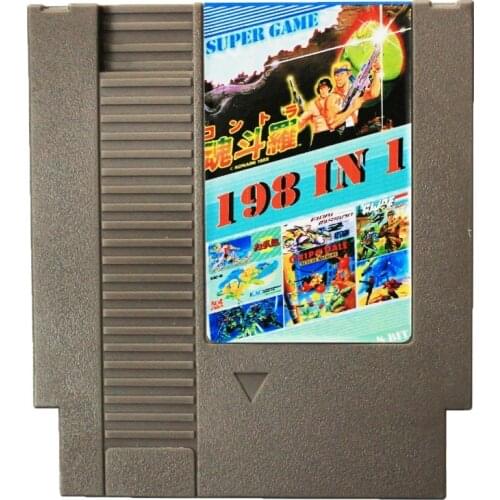 Drop Shipping Cartridge 72 Pins 8 bit Game Builtin Entire PCB Board - 198 in 1