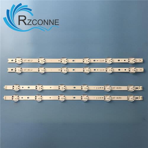 LED Backlight strip 12 lamp For LG 49" V17 ART3 TV JB3B1591A02499 49UV340C 49UJ6565 6916L-2862A 6916L-2863A LC490DGG