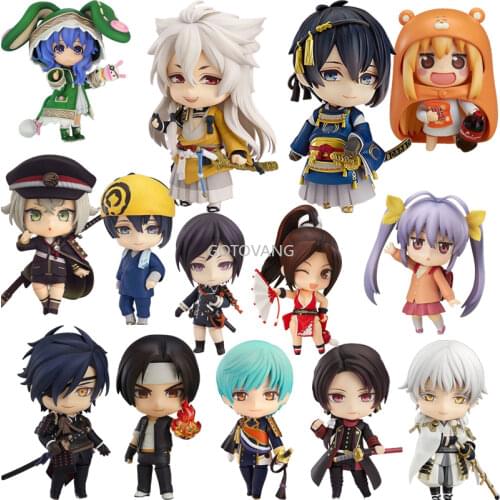 Touken Ranbu Online Kogitsunemaru Mikazuki Munechika CCP Anime Action Figure PVC Q Version Collection Model Dolls Toys for Gifts
