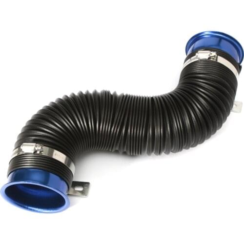 For Universal Adjustable 3 inch 75mm Flexible Cold Air Intake Pipe Inlet Hose Tube Duct