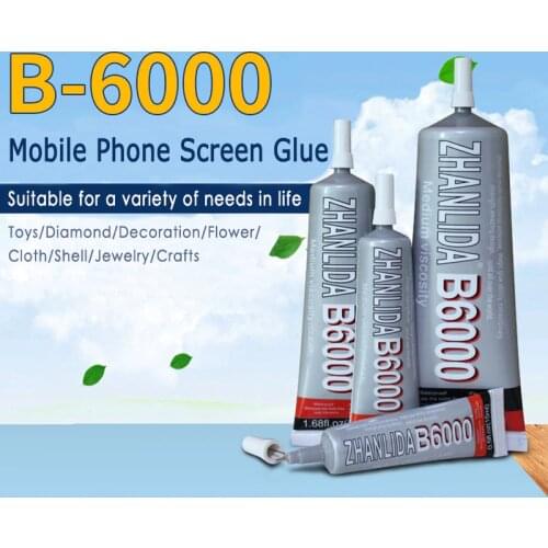 General B6000 Repair Glue DIY Craft Transparent Soft Glue Does Not Leave Traces For Metal Glass Ceramics Stone Bamboo Wood Cloth