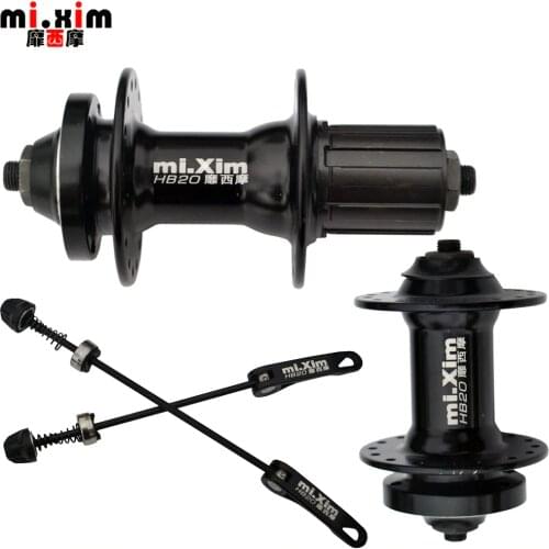 MI.XIM Quick Release Bike Hub 32 36 Holes Mountain MTB Front Rear Hub Gold Bicycle Parts Disc Brake Beard Hubs Rotodyne hub