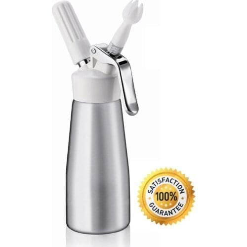 Supreme Quality 500ML Artisan Whipped Cream Dispenser, Cream Whipper with Decorating Nozzles (00230)