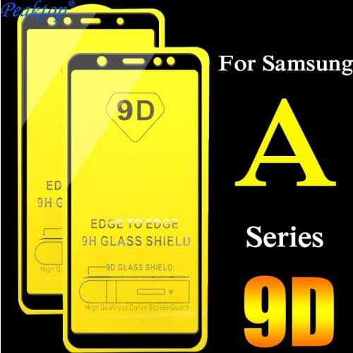 9D Protective Glass On The For Samsung Galaxy A6 A7 A8 2018 Plus A3 A5 2017 ScreenProtector A 3 5 6 7 8 full cover Tempered Glas