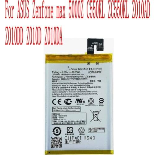 High Quality 5000mAh C11P1508 Battery For ASUS Zenfone max 5000Z C550KL ZC550KL Z010AD Z010DD Z010D Z010DA Cell Phone