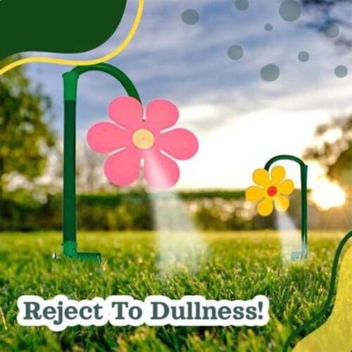 Automatic Garden Watering Lawn Sprinklers Rotating Degree Sun Flower Sprinkler Garden Work Tools Decorative Sprinklers