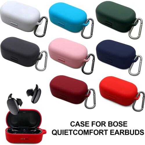 Earphone Case Shell For Bose QuietComfort Earbuds Box Wireless Bluetooth Headset Soft Silicone Case Dust-proof Cover