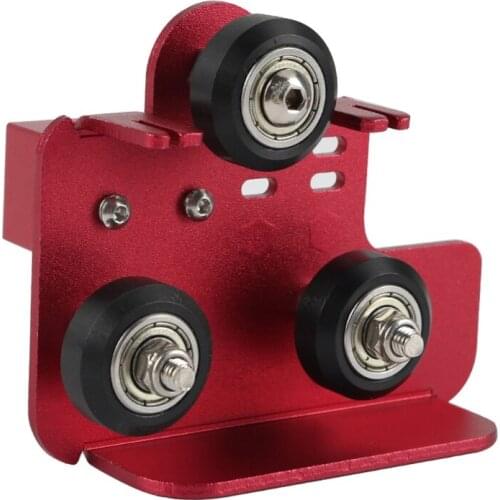 3D Printer Parts Extruder Back Support Metal Plate With Pulley 3D Accessory Hotend Extruding Back Plate For CR-10 MAX CR-10S PRO