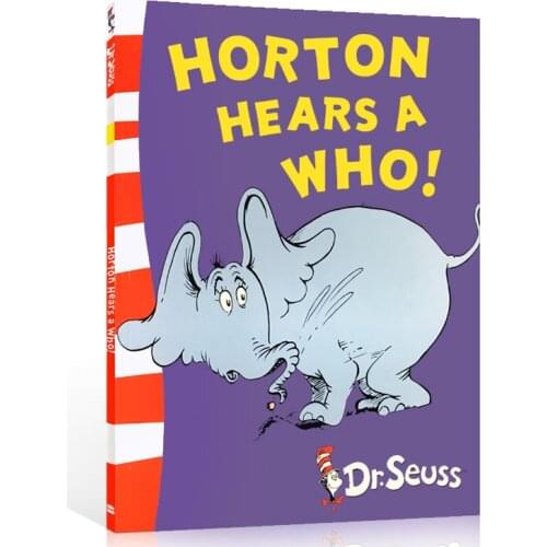 HORTON HEARS A WHO Dr. Seuss Kids Storybook Learning English Picture Book Enlightenment Bedtime Reading Education Toy