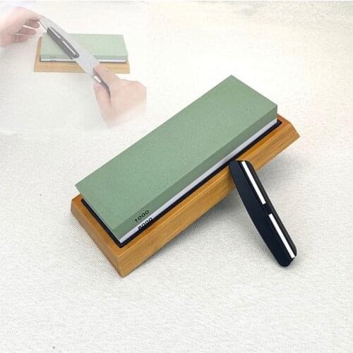 240#-8000#grit double-sided sharpening stone terrazzo high quality white corundum household kitchen knife sharpening system tool