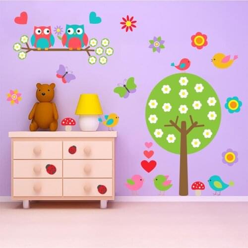 Наклейки деревья на стену EKPA China At AliExpress