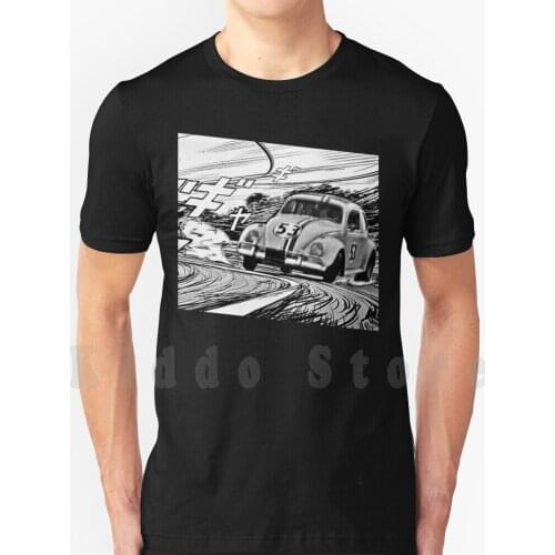 Herbie Drift T Shirt Diy Big Size 100% Cotton Veedub Racecar 53 Love Bug Drift