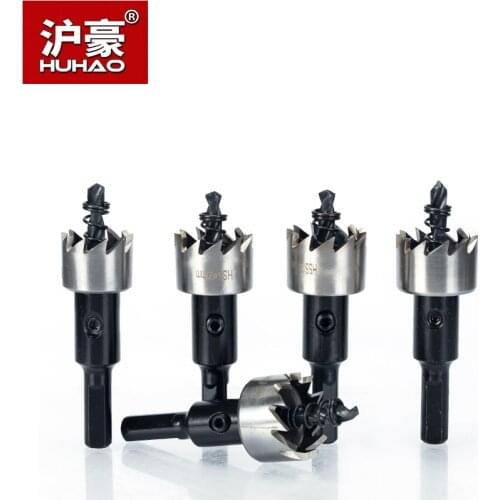 HUHAO 1pc High-speed Steel Metal Hole Thickness Below 2MM Alloy Drill Stainless Steel Reamer Drill Aluminum Alloy