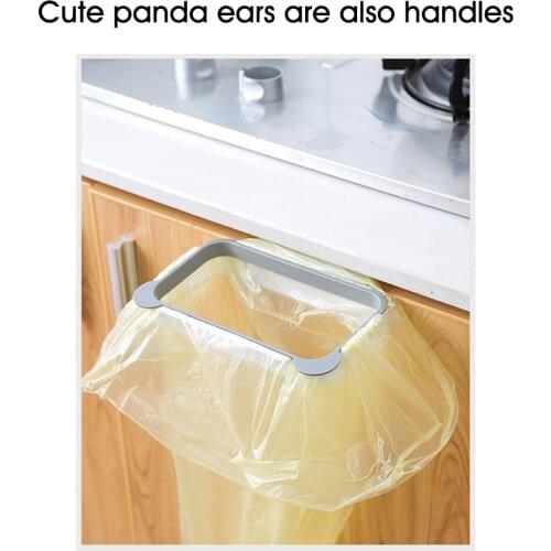 Holder Hanging Garage Plastic Bag Holder for Kitchen Bathroom Drawer Over The Cabinet Trash Bag