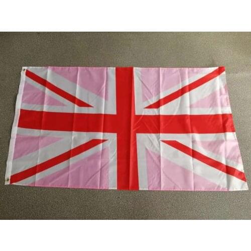 Hanging 90*150cm pink united kindom union jack uk flag For Decoration