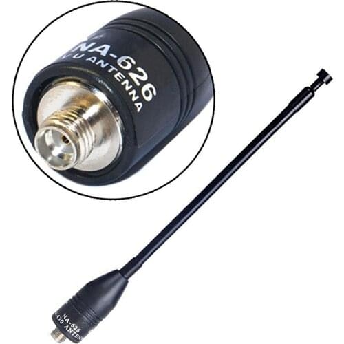 Portable NA-626 SMA-Female 144/430MHz dual frequency high gain telescopic antenna, suitable,for Baofeng,TYT,Wouxun,Kenwood Radio