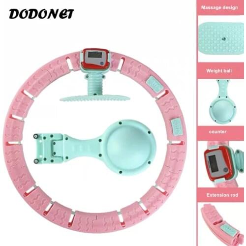 Adjustable Rotating Smart Hula Circle Ring Digital Display Counting