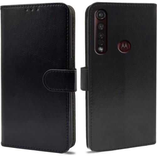 Luxury Case For Motorola Moto G6 G7 G8 Plus G9 Play Case Flip leather Wallet Card Slot Silicon protective shell Cover Phone