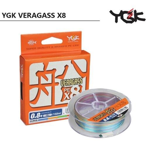 Fishing line YGK Japan Original X4 X8 Braid wires PE Line high stength Multifilament Ocean Boat fishing tackle 2020 winter