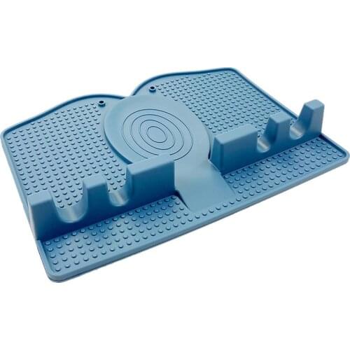 Silicone Spoon Rest Kitchen Holders Silicone Spoon Holder Kitchenware Rack Tool Drain Pad Hygienic Chopsticks Shelf Organizer