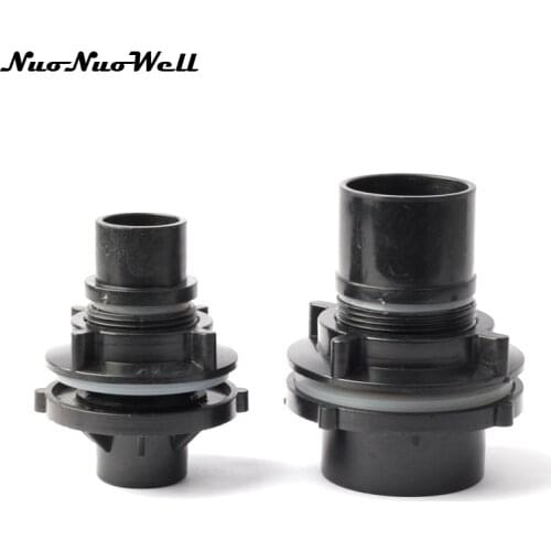 1pc NuoNuoWell ID 25mm Fish Tank Drainpipe Connector Aquarium Water Pump Joint 3/4 inch PVC Water Tank Adapter