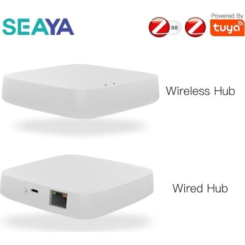 SEAYA Tuya ZigBee Smart Gateway Hub Smart Home Bridge Smart Life Wireless Remote Controller Works With Alexa Google Home