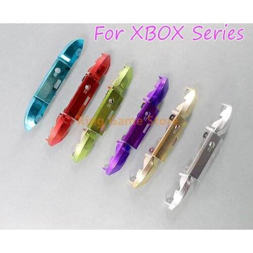 20sets Chrome LB RB Bumper Trigger Button Part For XBOX Series S X Controller Front Housing Shell Back Case Cover RB LB Button