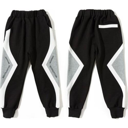 Spring 2021 Children Pants Big Boy Sports Pants Teenage Spring Toddler Casual Kids Trousers For Boys Clothes For 2-14 Years