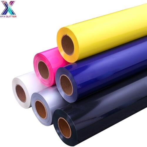 XFX HTV Heat Transfer Vinyl 30cmx100cm Pu Heat Transfer Vinyl T-shirt Iron on HTV Printed Heat Transfer Vinyl Cricut Vinyl Roll