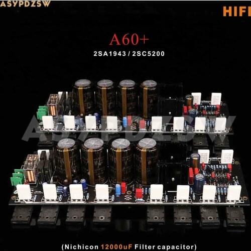 2CH A60+ Power amplifier board 2SA1943/2SC5200 Reference accuphase A60 current feedback