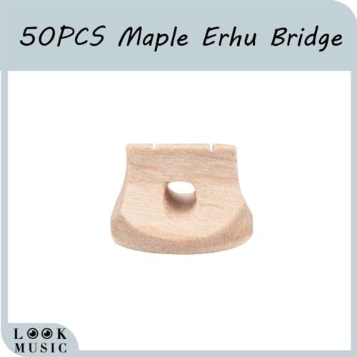 50PCS Chinese Erhu Code Standard Maple Erhu Instrument Bridge Mazi