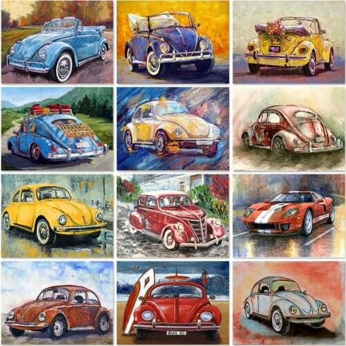 Full Square Drill 5D Diy Diamond Painting Car Diamond Embroidery Auto Mosaic Picture Of Rhinestone Art Cross Stitch Home Decor