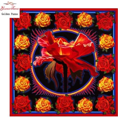 Golden panno,5D,diy diamond embroidery,Full,square,Diamond Painting,Cross Stitch,3D,diamond,Mosaic,Needlework,Mandala 65 725Q