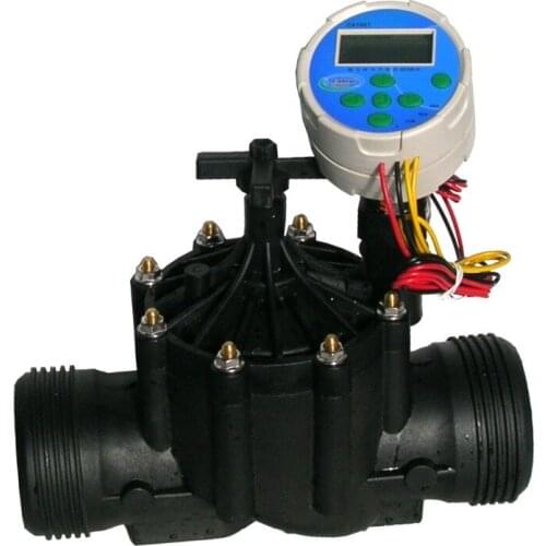 Battey operated controllers+3inch irrigation solenoid valve