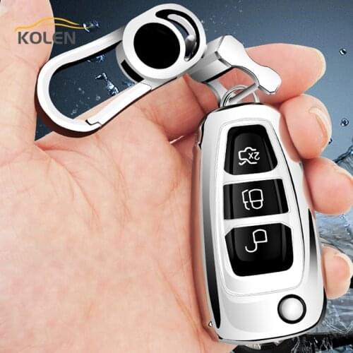 TPU Car Remote Key Case Cover Shell Fob For Ford Focus 2 3 4 MK2 MK3 MK4 Mondeo Galaxy Fiesta Kuga Escape Ecosport Accessories