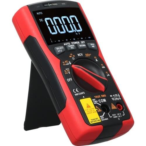 RM777 Digital Multimeter 9999 Professional True RMS Analog Tester Multimetro Capacitor NCV AC/DC