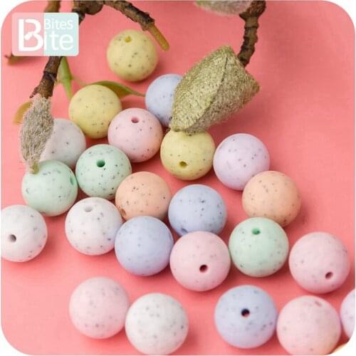 20mm 50pc Baby Teether Silicone Bead Food Grade Silicone DIY Baby Teething Necklace Chewable Silicone Bead Childrens Goods Gift