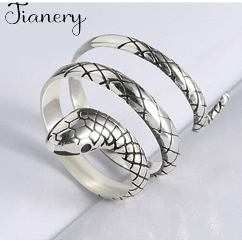 Hot Sale Bohemian New Charming Snake Rings For Women Fashion Open Finger Rings Female Boho Jewelry 2021