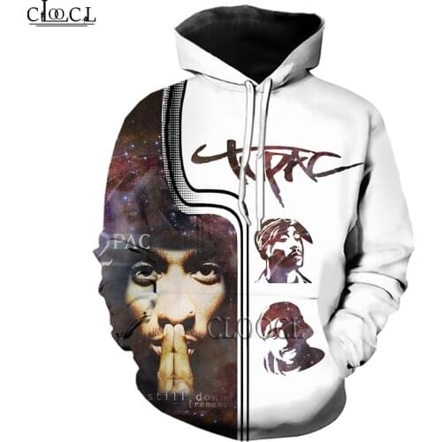 HX Newest Rapper Tupac Amaru Shakur 2pac 3D Print Hoodie Women Men Women Tracksuit Pullover Fashion Casual Hoodies Drop Shipping