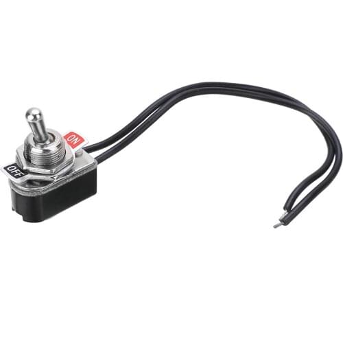 1pc Mini SPST Contacts Switch KNS-1 6A 250V AC On/Off Prewired Standard Electrical Toggle Switch Supplies