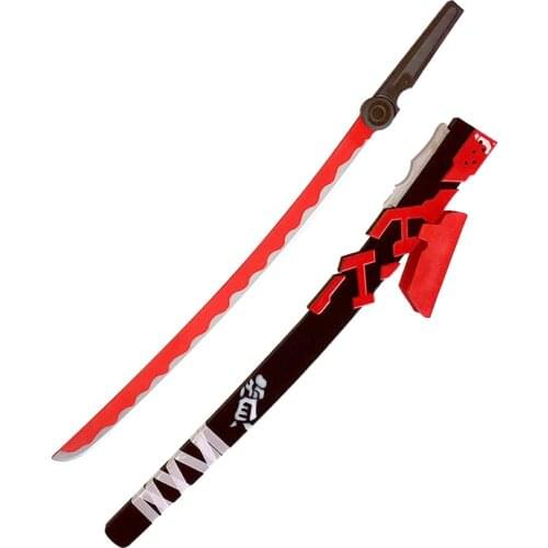 GRAY RAVEN:PUNISHING Lucia cosplay weapons props Red Tasseled sword for Halloween Fancy Stage Performance Props