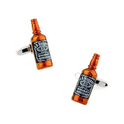 Whiskey Bottle Cufflink Cuff Link 2 Pairs Free Shipping Promotion