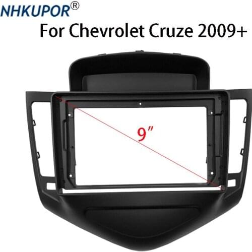 2 Din Car Radio Dashboard Panel Fascia For Chevrolet Cruze 2009+ Stereo Refit Mounting Bezel Faceplate Center Console Holder