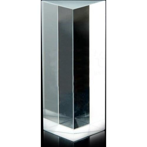 20x20x60mm Optical Glass Triangular Lsosceles K9 Prism With Reflecting Film