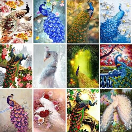 DIY Diamond Painting Animal Phoenix Mosaic Art Rhinestone Picture Full Square/Round 5D Diamond Embroidery Cross Stitch Kit Gift