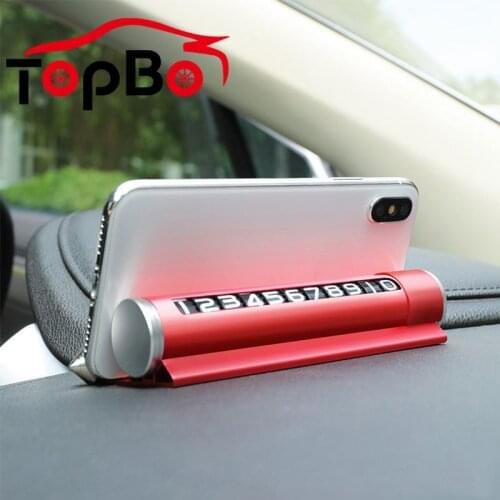 Auto Temporary Parking Card Car Safety Hammer Breaker Car Air Freshener Car Window Phone Holder Car Interior Accessories